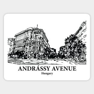 Andrássy Avenue - Hungary Magnet